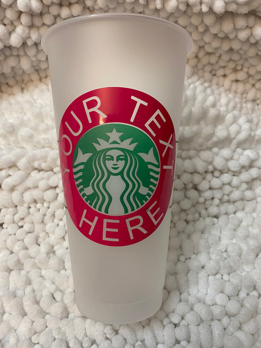 Customize Starbucks Cup